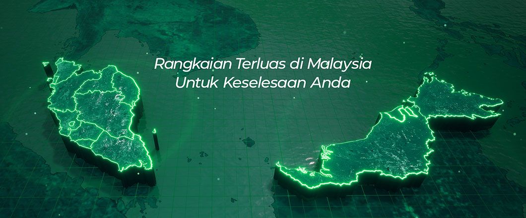 Coverage rangkaian ONEXOX