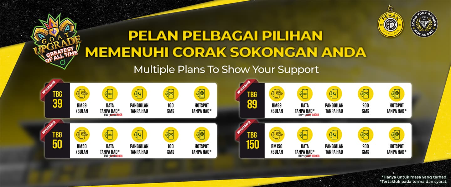 Pelan ONEXOX Black Edisi Perak FC Postpaid Pelan ONEXOX Black Edisi Perak FC Postpaid