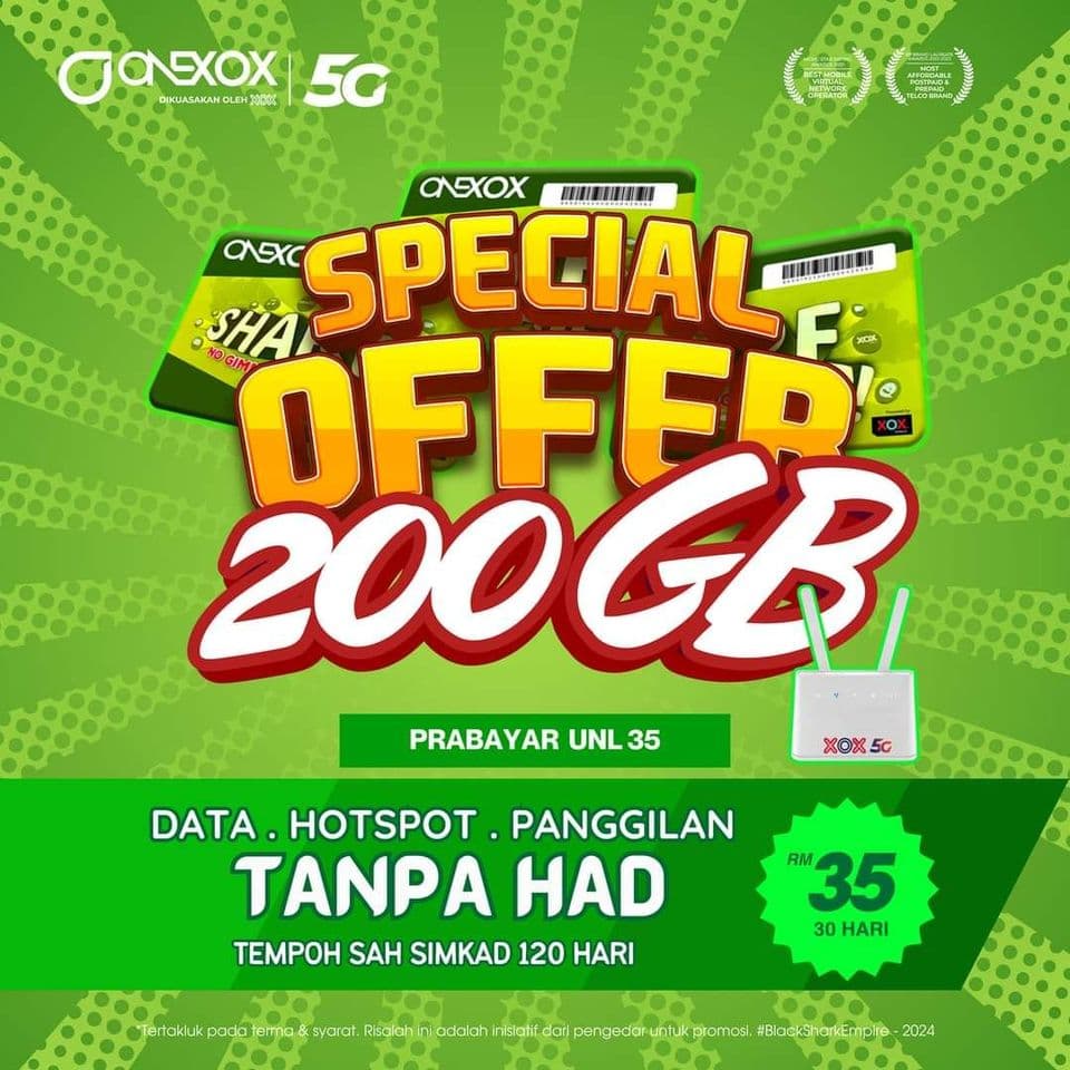 XOX Plan Unlimited 35