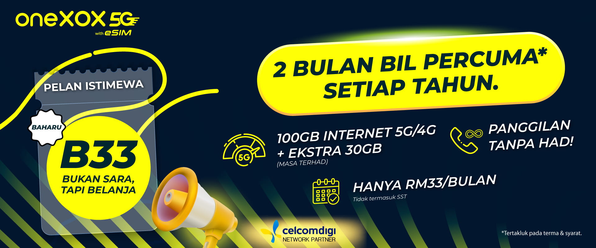 ONEXOX Postpaid – Black B33 ONEXOX Postpaid – Black B33