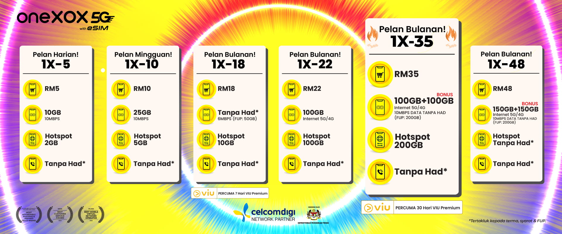 XOX Plan Siswa Prepaid