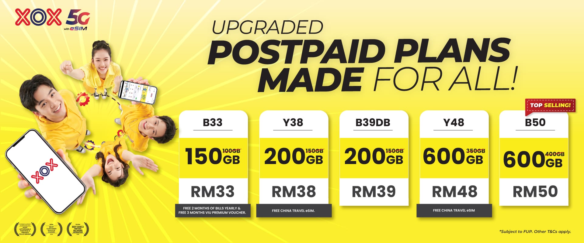 XOX Postpaid Plan ONEXOX Postpaid plan
